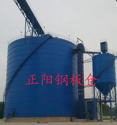 百色大型矿粉钢板库